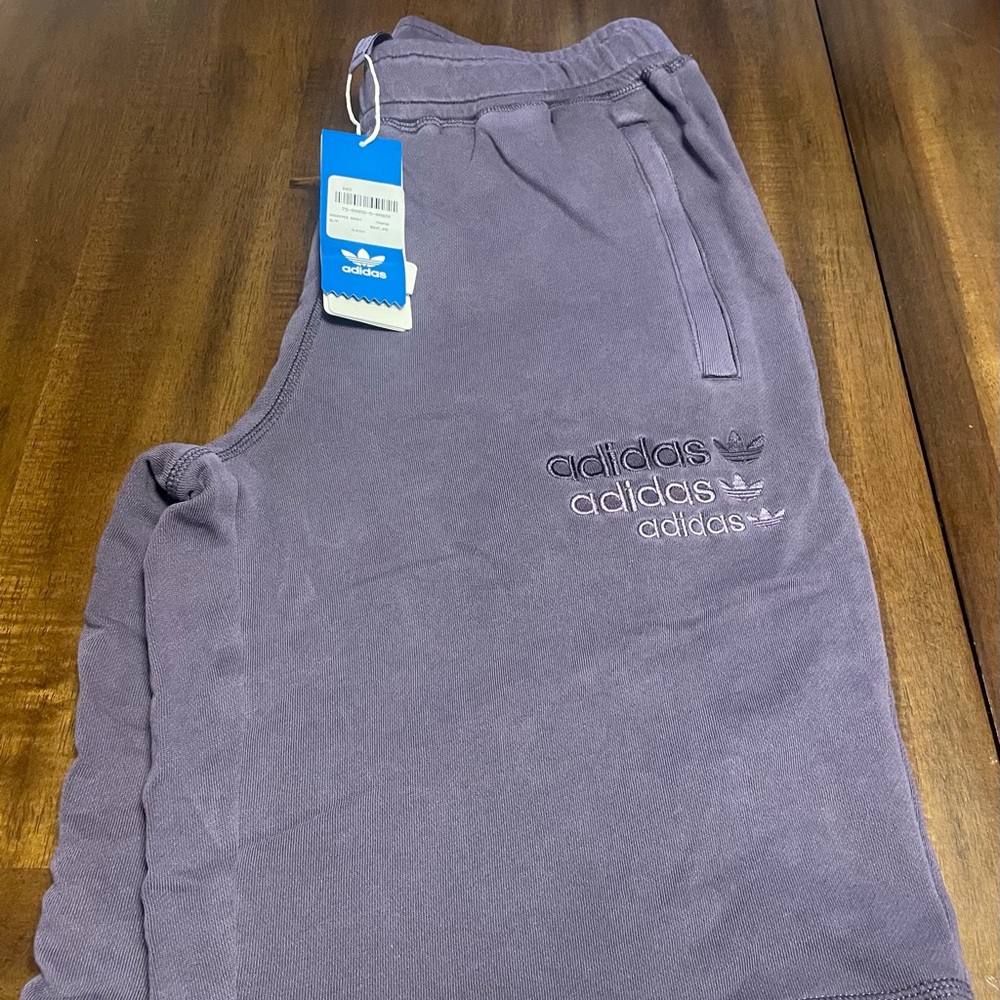 ADIDAS • PURPLE • OVERDYED SHORTS • SMALL